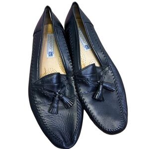 Sandro Moscoloni “Angelo” Black Leather Loafers men 12